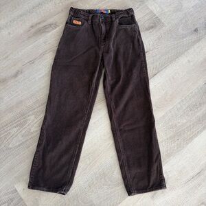 Empyre Women’s Relax Chocolate Brown corduroy pants. Size 28